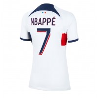 Dámy Fotbalový dres Paris Saint-Germain Kylian Mbappe #7 2023-24 Venkovní Krátký Rukáv
